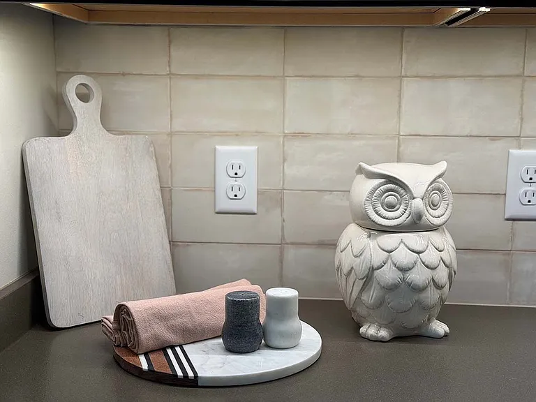 Add your own personal touch to the kitchen with charming decor to make the space feel uniquely yours!