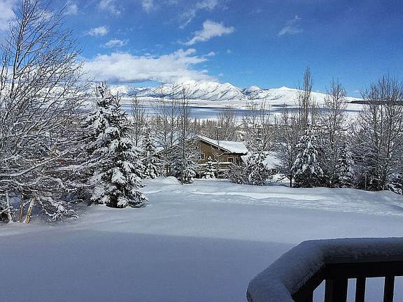 Winter View Front Deck