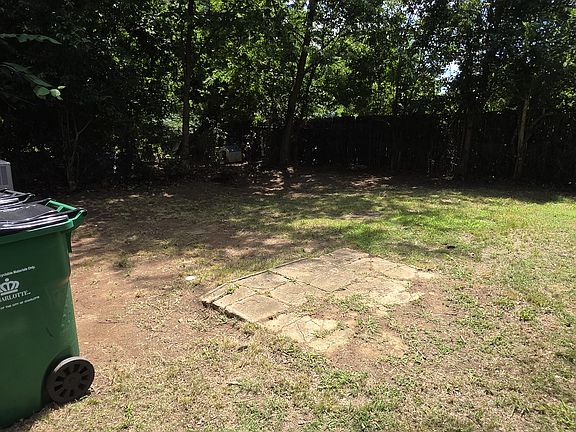 Rear of property