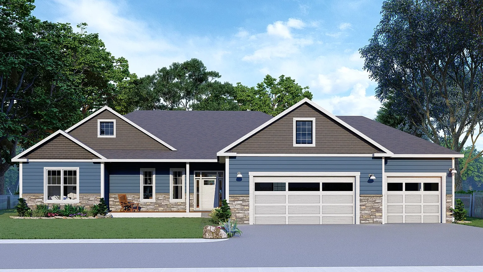 Willow 3Car Plan, Huellmantel Ridge photo 1