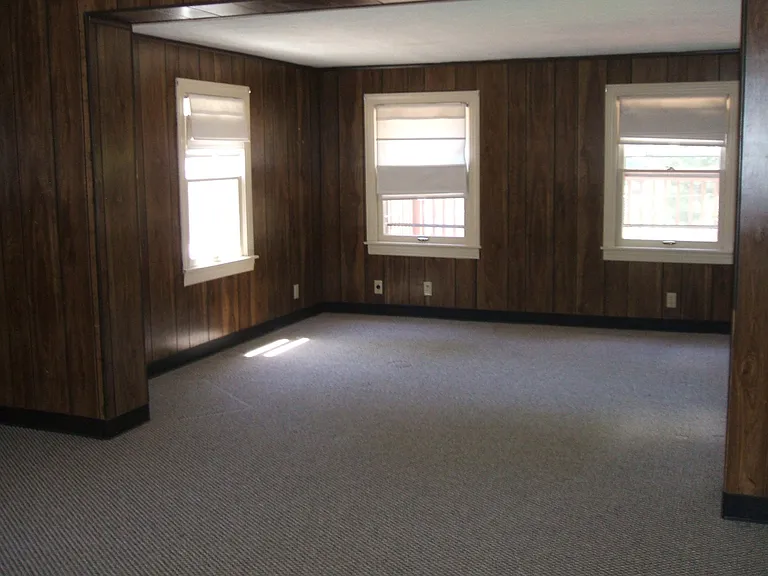 master bedroom/5 windows/and walks out onto deck!