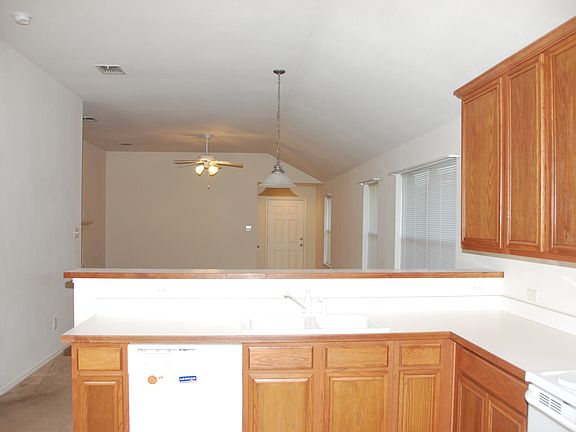 Kitchen View to Living Room