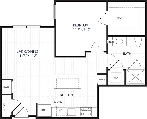 Floor plan A1AES