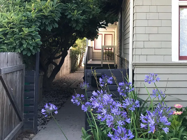 The private entrance to the unit that is currently for rent.