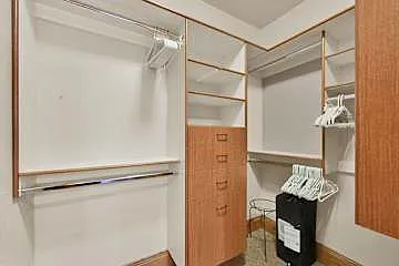 Large master closet