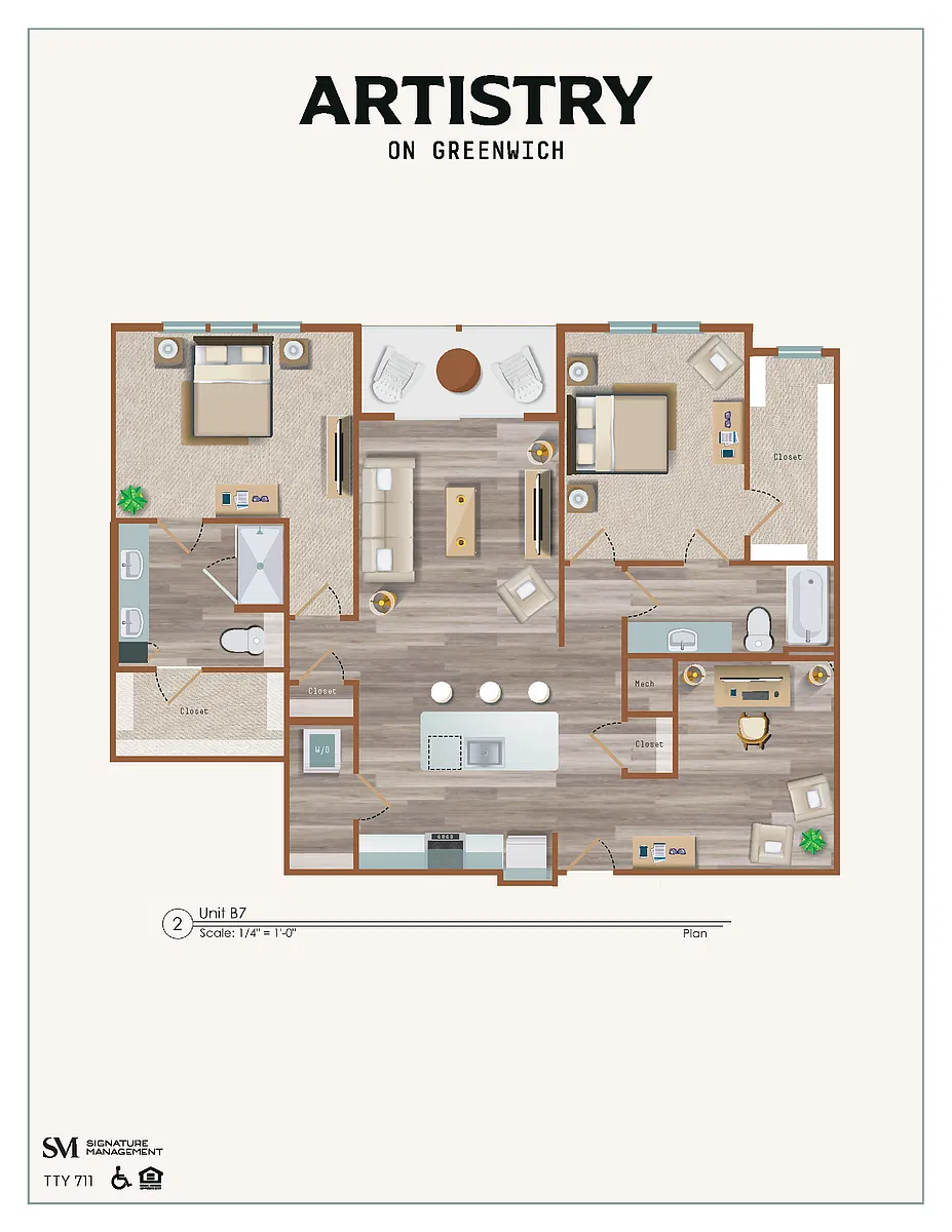 Floor plan B7