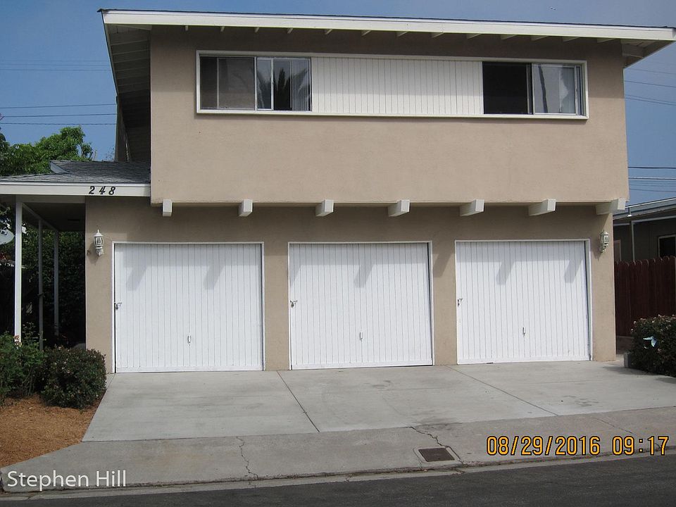 Front of our building, your private, lockable garage and off street parking is the left garage.