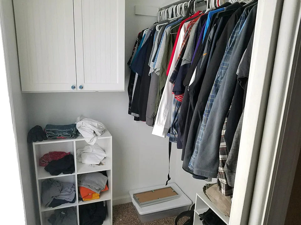 Ample closet space