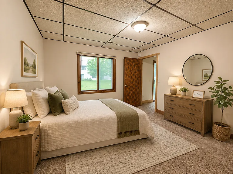guest bedroom lower level