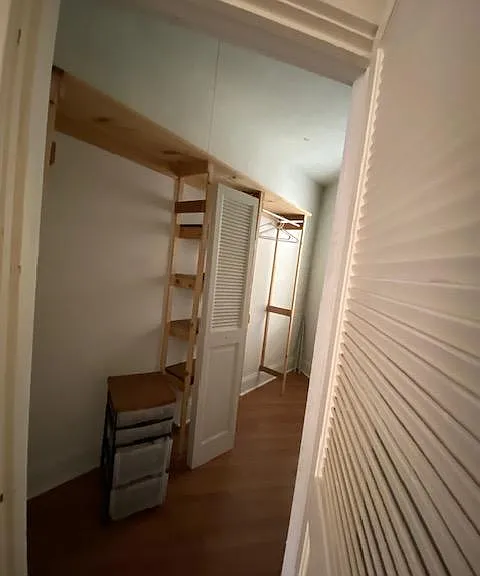 Closet in big bedroom.