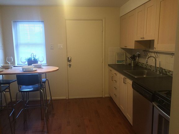 Living room and Kitchen on First floor. Hardwood Floors.