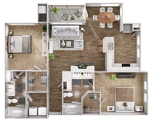 Floor plan B3
