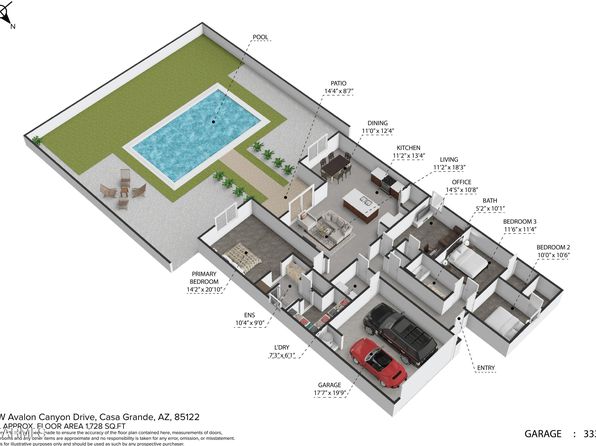 1167 W Avalon Canyon Dr, Casa Grande, AZ 85122