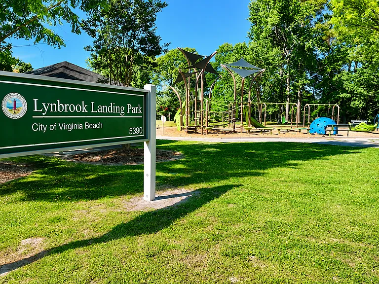 Neighborhood playground just a short walk from the home