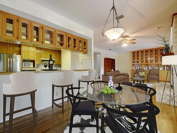 Dining room and living room