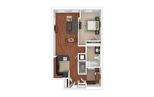 Floor plan A20 - Renovated