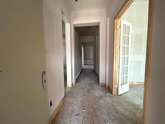 Construction progress - entryway