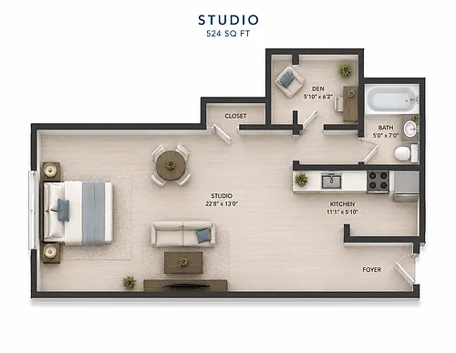 Floor plan STUDIO