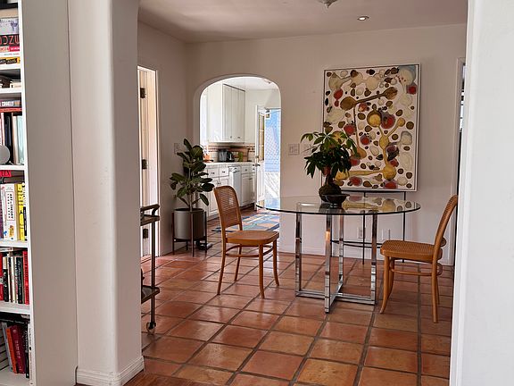 View of dining room from the living room