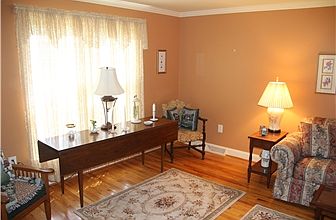 Double Windows in Living Room