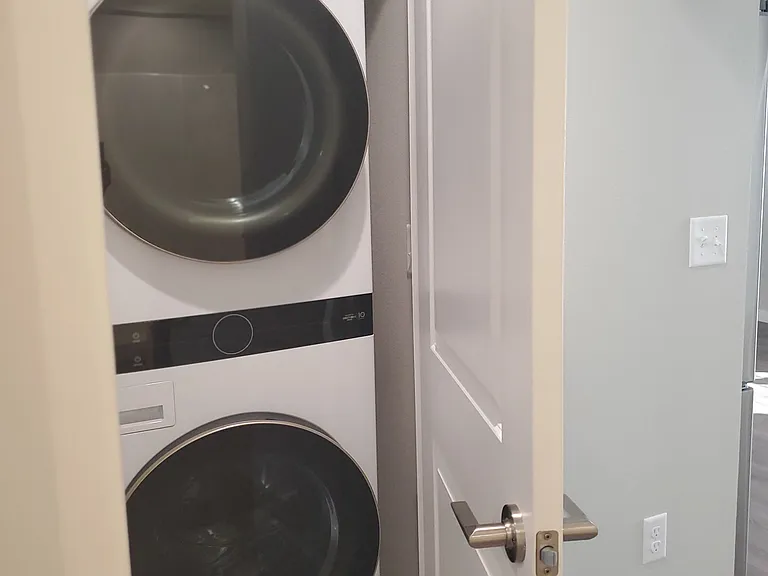 Washer and dryer in unit
