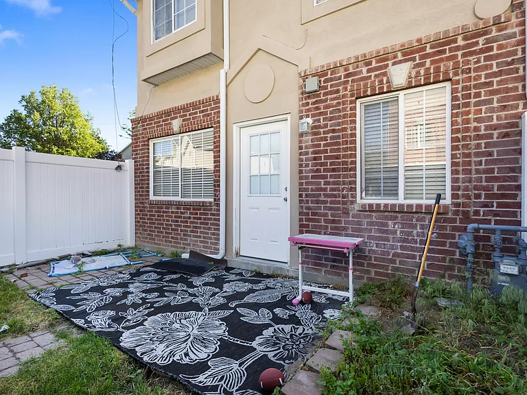 Backyard patio