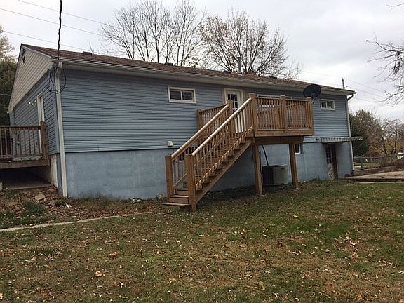 Rear view with deck
