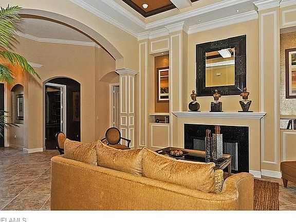 Gas Fireplace & lighted Art niches.