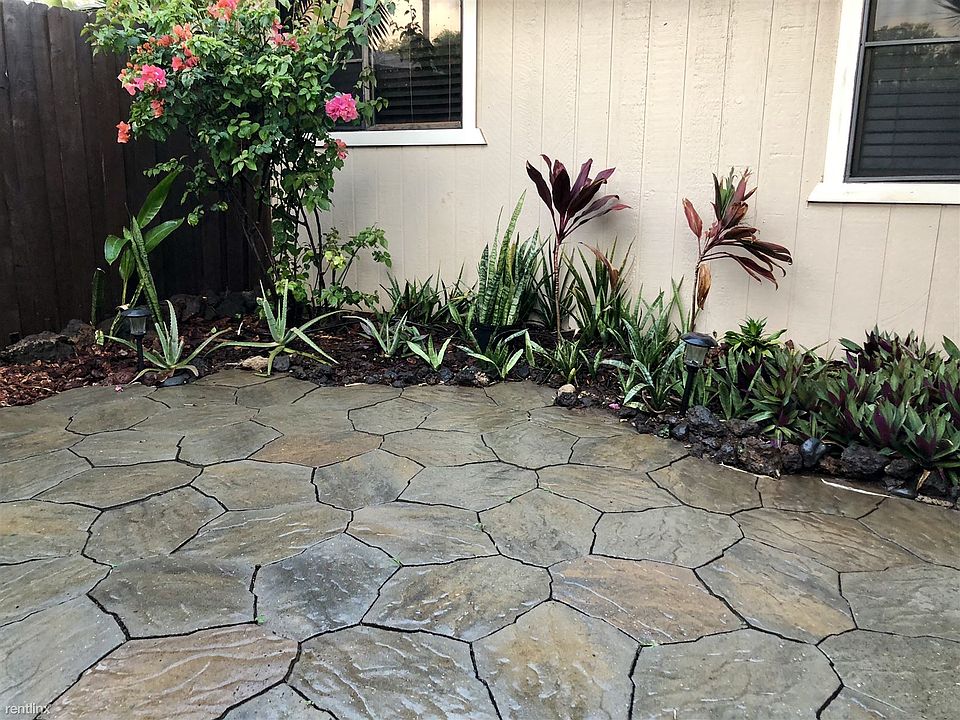 Outside paved yard