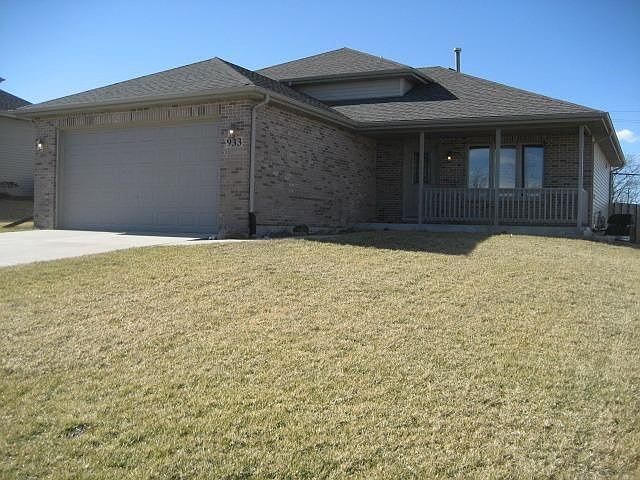 Front of House looking from North East corner of property