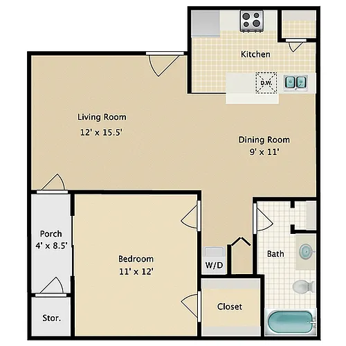Floor plan Bellagio