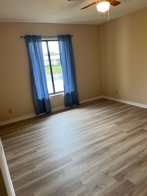 Master bedroom with walk in closet