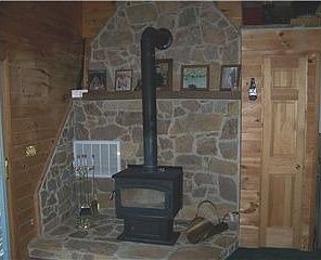 Wood Stove Great Room