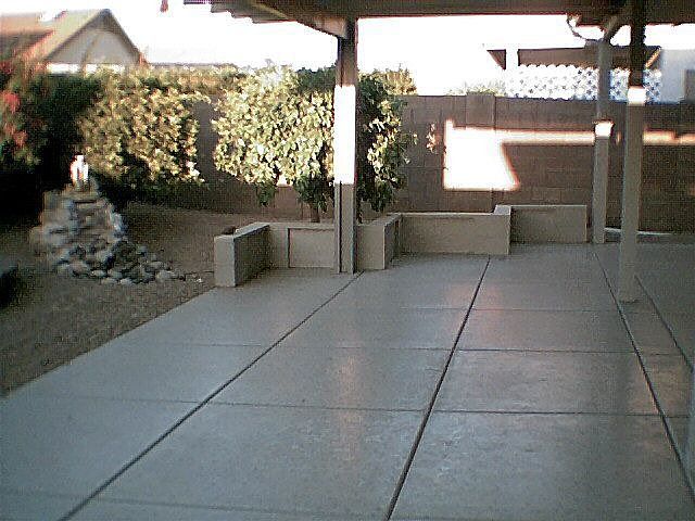  Patio, fruit trees