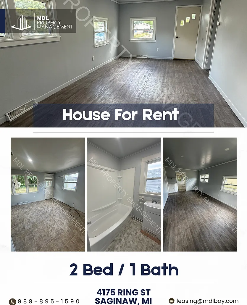 2 Bedroom Saginaw Twp Bungalow — Photo 1