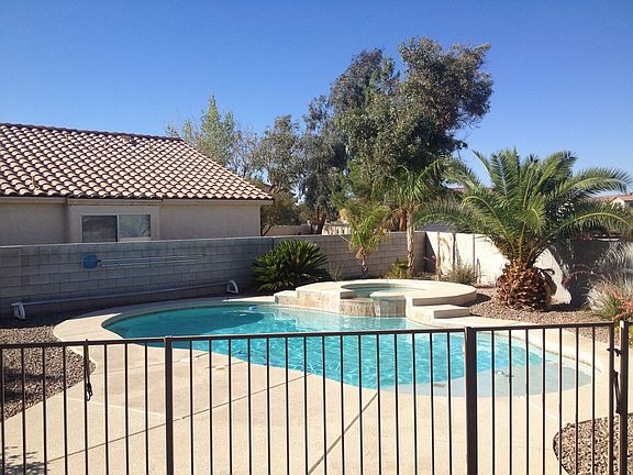 Fenced in Pool & Spa