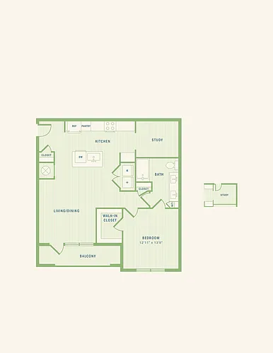 Floor plan The Jovi (A4)