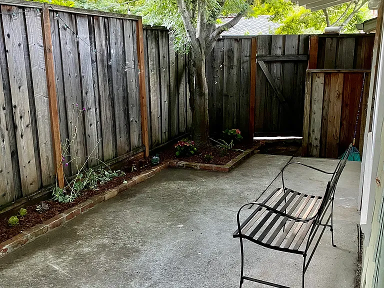 Entering Patio from Alley