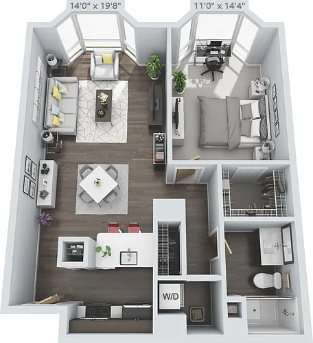 Floor plan Huntleigh