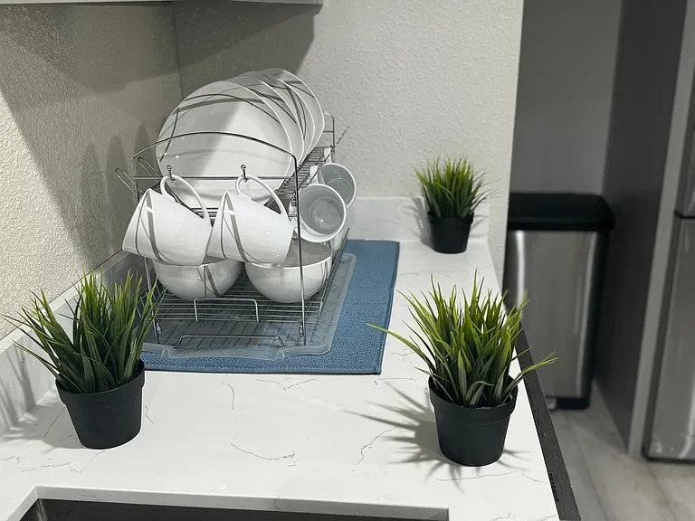 countertop dish storage