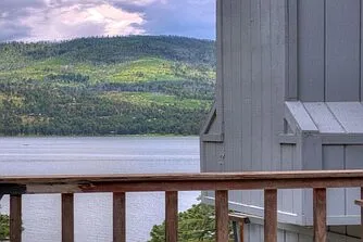 View of the lake from main deck.