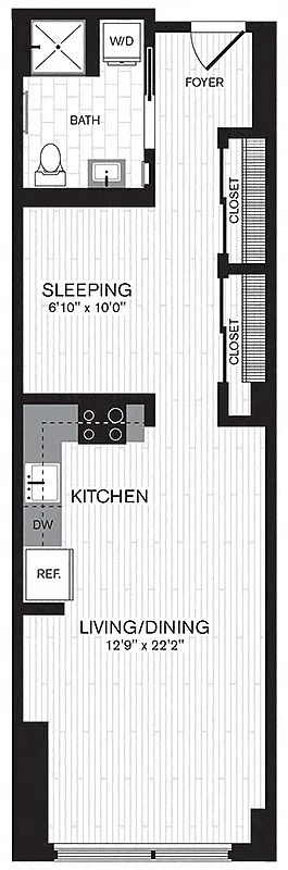 Floor plan Studio