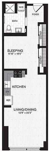 Floor plan Studio