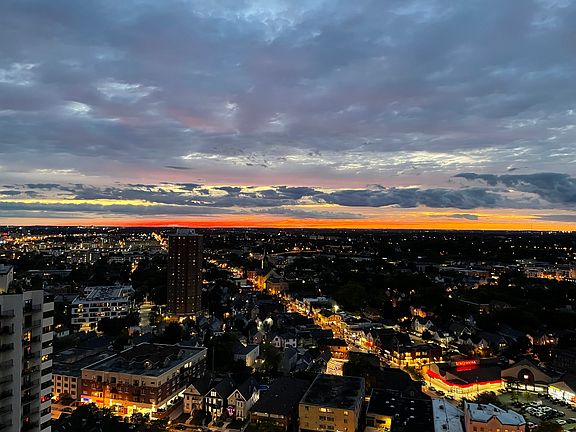 Sunset views from the unit