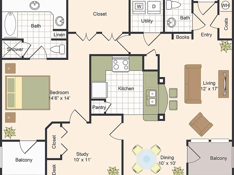 C | 1x1.5 | 1113 sq ft C | 1x1.5 | 1113 sq ft