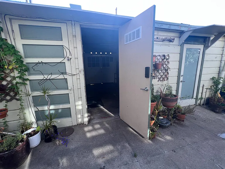Entrance to parking