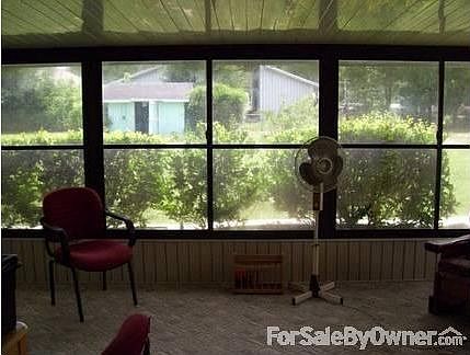 inclosed back porch