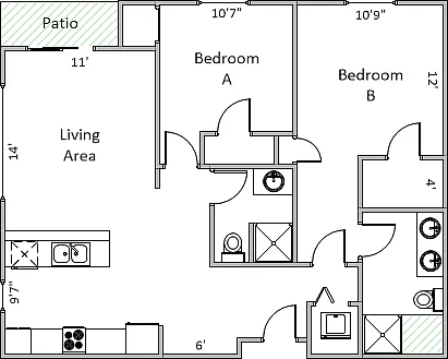 Floor plan 202