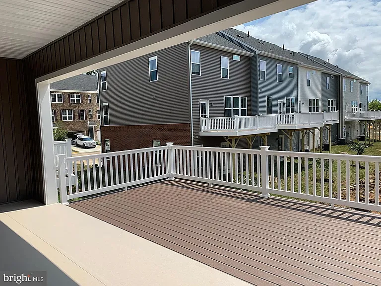 Covered porch and open deck