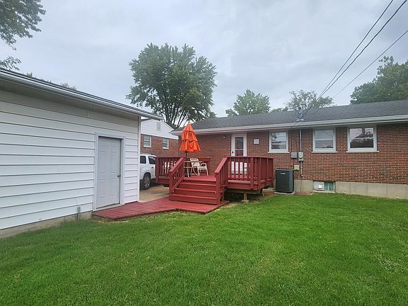 Back yard and Deck